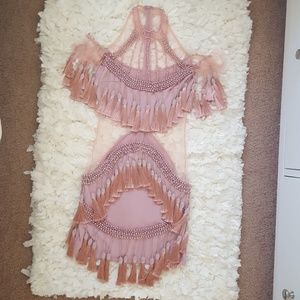 Tassel dress (pink)